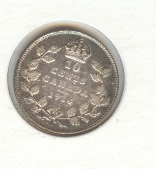 *1914 CANADIAN 10c
