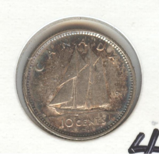 *1937 CANADIAN 10c