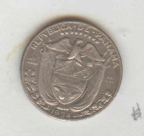 *1934 REPUBLIC OF PANAMA 1/10 BALBOA