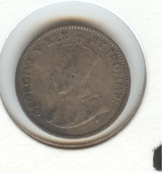 *1911 CANADIAN 5 CENT SILVER