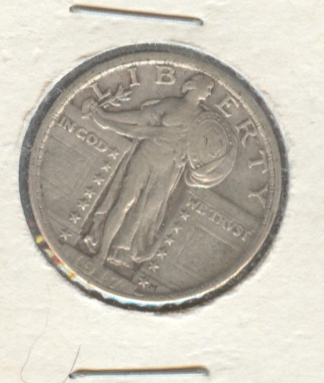 1917 LIBERTY STANDING QUARTER