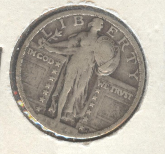 1924 LIBERTY STANDING QUARTER