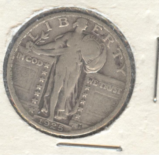 1925 LIBERTY STANDING QUARTER