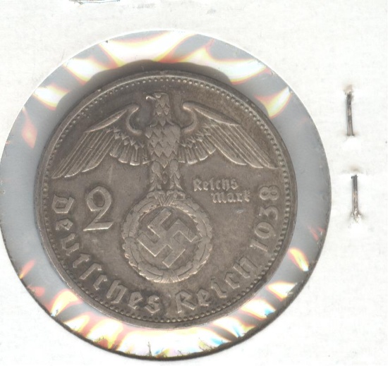 *1938-G GERMANY 2 MARK