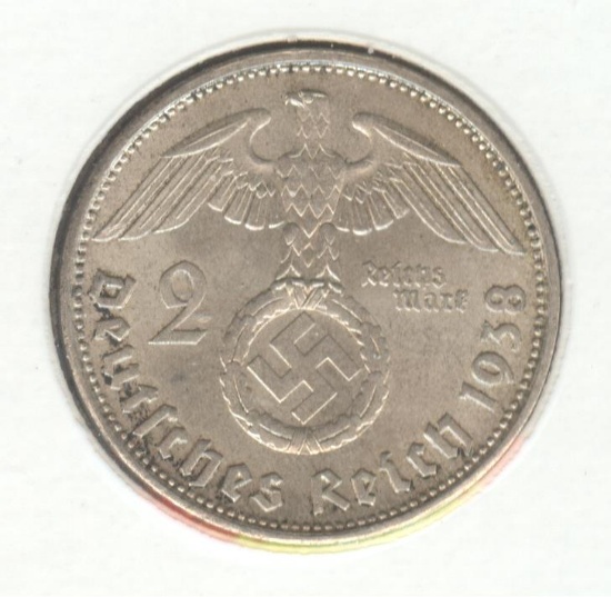 *1938-B GERMANY 2 MARK
