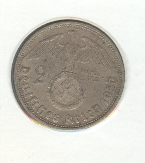 *1939-D GERMANY 2 MARK