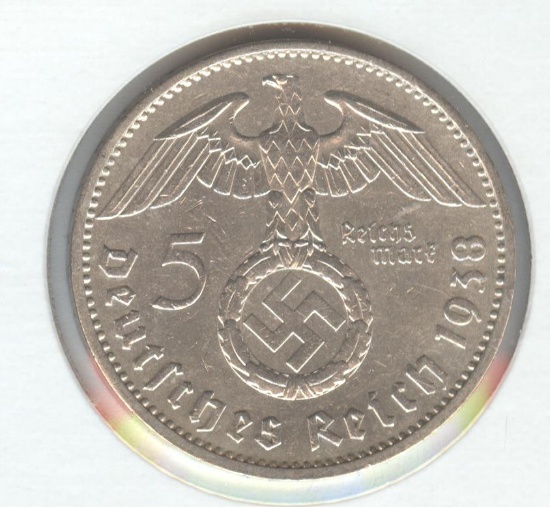 *1938-A GERMANY 5 MARK