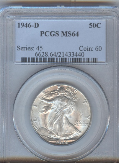 1946-D WALKING LIBERTY HALF