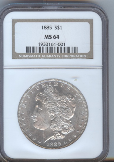 1885 MORGAN SILVER DOLLAR