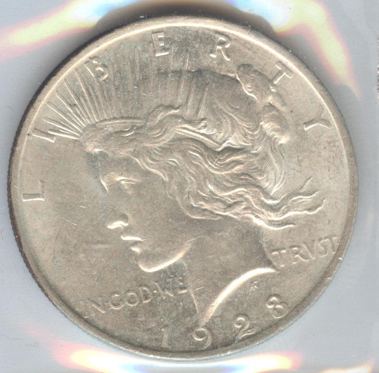 1923 PEACE SILVER DOLLAR
