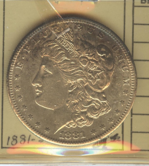 1881-S MORGAN SILVER DOLLAR