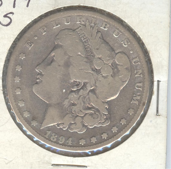 1894-S MORGAN SILVER DOLLAR