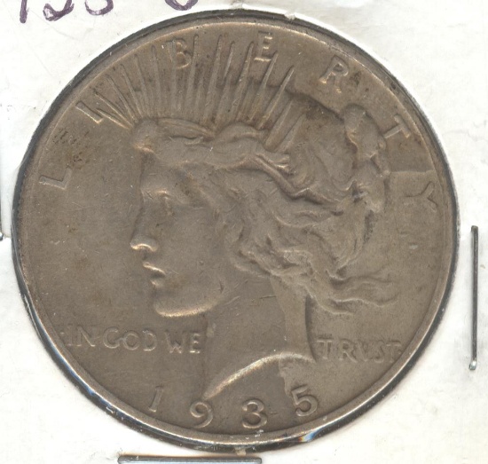 1935-S PEACE SILVER DOLLAR