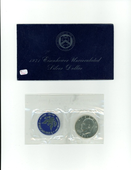 1971-S EISENHOWER UNC SILVER DOLLAR