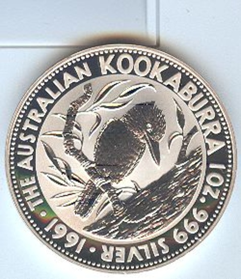 1991 AUSTRALIA SILVER KOOKABURRA