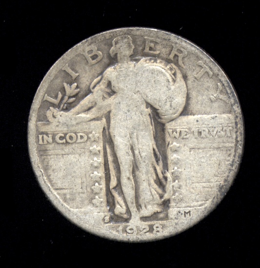 1928-S ... BETTER DATE ... Standing Liberty Quarter