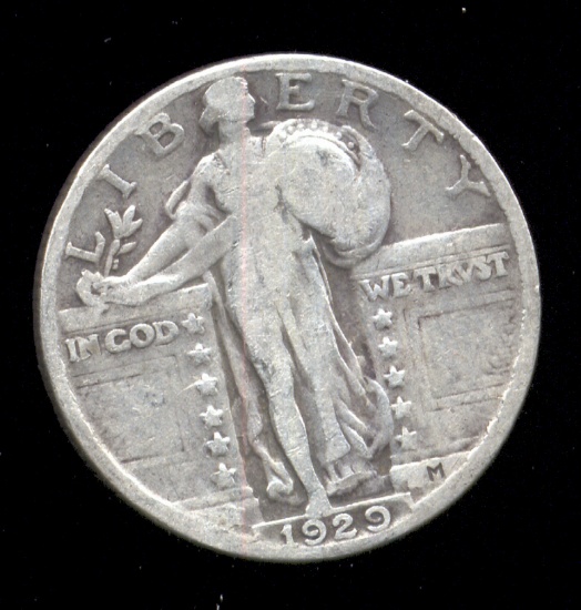 1929 ... Bold - Clear Date ... Standing Liberty Quarter