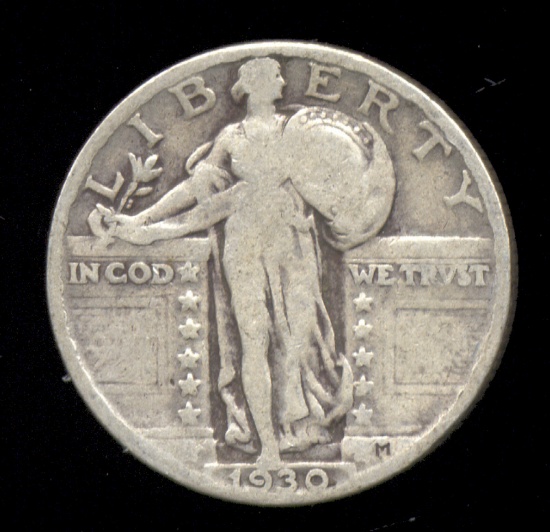 1930 ... BOLD CLEAR DATE ... Standing Liberty Quarter