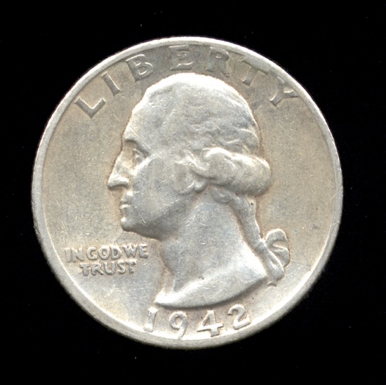 1942-S ... Better Grade ... Washington Quarter