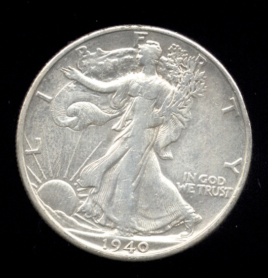 1940-S ...  Better Date  ... Walking Liberty Half Dollar