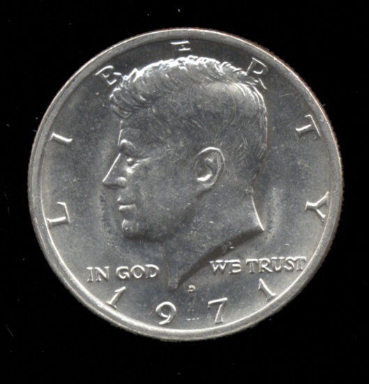 1971-D ... BU UNC ... Kennedy Half Dollar
