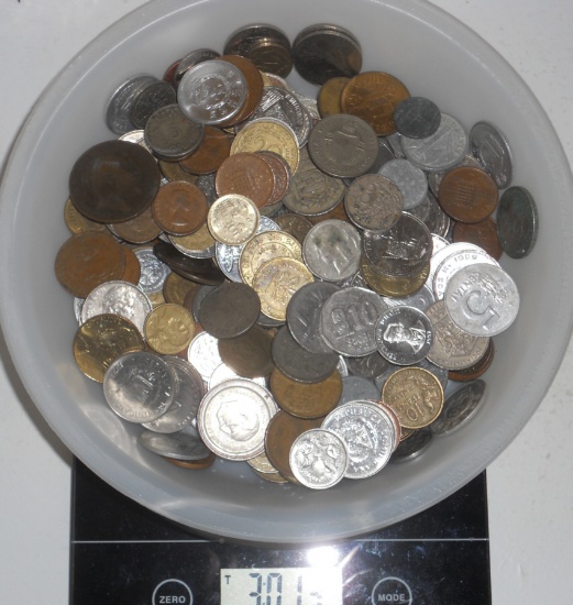 3 Pounds of World Foreign Coins #6