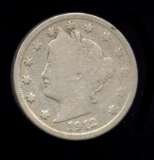 1912 ... FULL Liberty ... Liberty Head Nickel