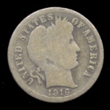 1916-S ... Better Date ... Barber Dime