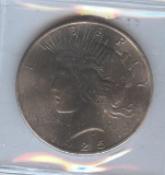 1925 PEACE SILVER DOLLAR