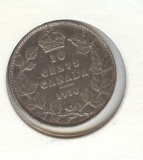 *1910 CANADIAN 10 CENT SILVER