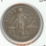 *1921 PHILIPPINES 50 c