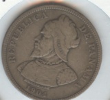 *1904 REPUBLIC OF PANAMA 25 CENT.
