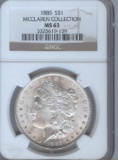 1885 MORGAN SILVER DOLLAR