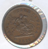 1852 BANK OF UPPER CANADA TOKEN