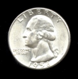 1956 ... BU  UNC ... Washington Quarter