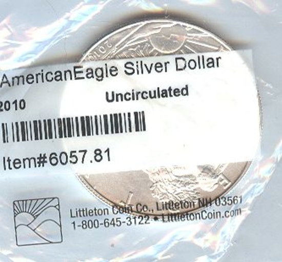 2010 AMERICAN SILVER EAGLE