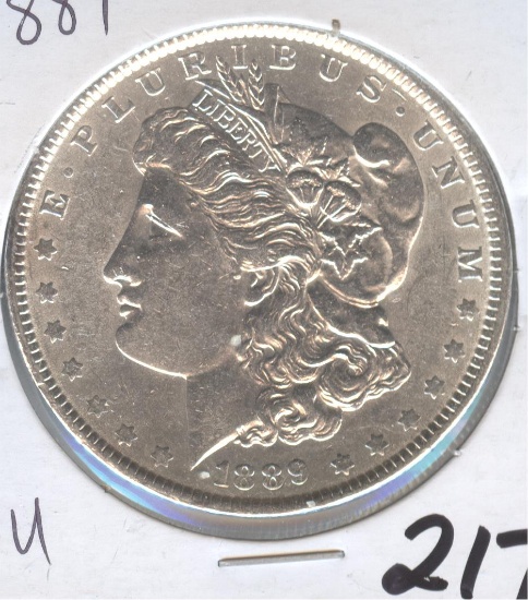 1889 MORGAN SILVER DOLLAR