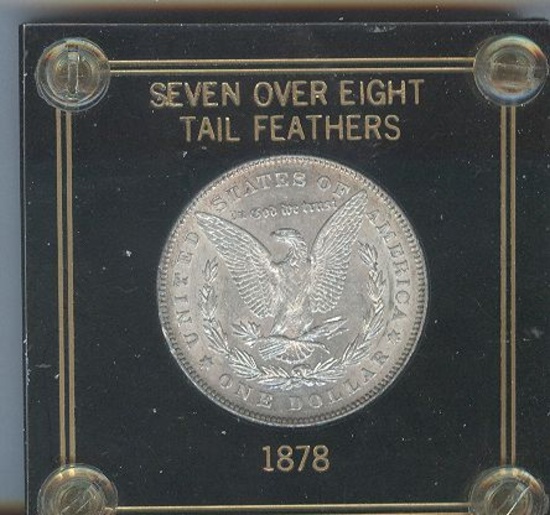 1878 7/8 (4) TF MORGAN SILVER DOLLAR