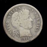 1913 ... Better Date ... Barber Dime