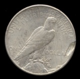 1923-S ... BIG Planchet Flaw ... Peace Dollar