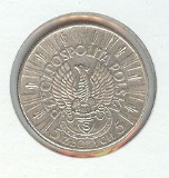 *1934 POLAND 5 ZLOTYCH, SILVER