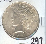 1923 PEACE SILVER DOLLAR