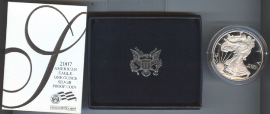 2007 SILVER EAGLE PROOF