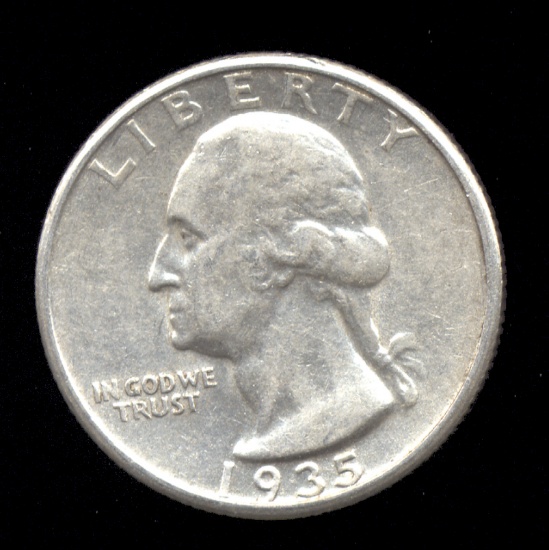 1935 ... Better Grade ... Washington Quarter