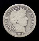 1911-D ... Better Date ... Barber Dime