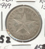 *1949 CUBA 20 CENTAVOS