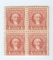 BLK OF 4 INTERNAL REVENUE DOC STAMPS