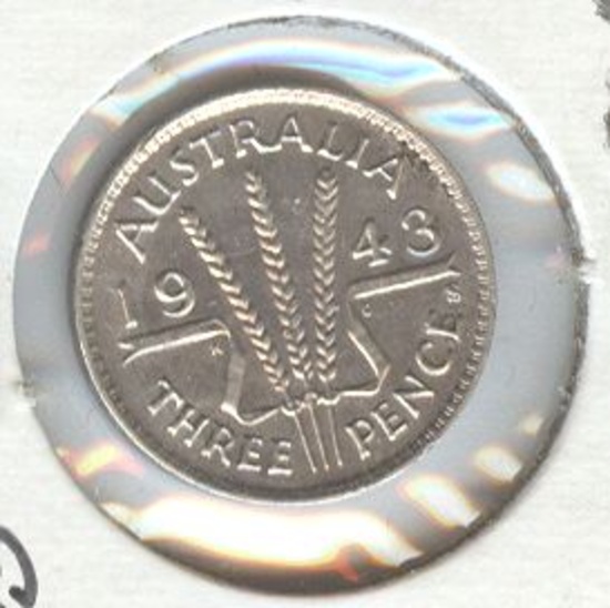*1943-S AUSTRALIA 3 PENCE