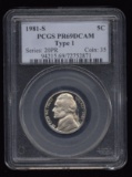 1981-S ... PCGS  PR69  DCAM ... Jefferson Nickel