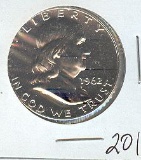 1962 FRANKLIN HALF PROOF